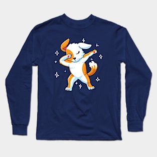 Dabbing Dog Long Sleeve T-Shirt